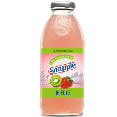 SNAPPLE KIWI STRAWBERRY IN GLASS NYC EXCLUSIVE LIMITED EDITION