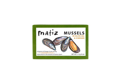 Matiz Mussels in Extra Virgin Olive Oil & vinegar