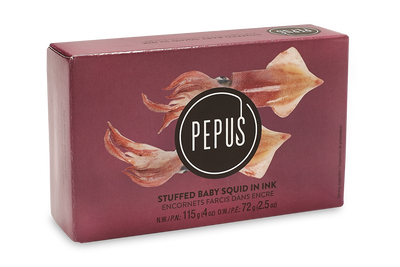 Baby Squids Stuffed in Own Ink , Pepus by Espinaler.