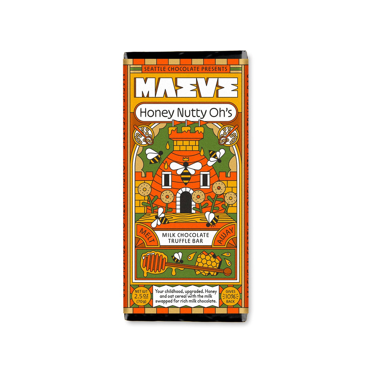 MAEVE HONEY NUTTY O's TRUFFLE BAR