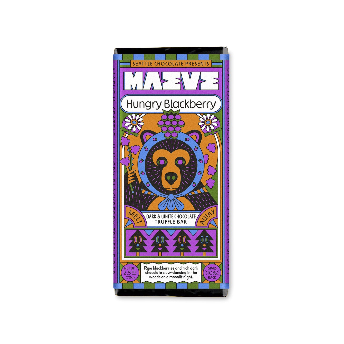 MAEVE HUNGRY BLACKBERRY TRUFFLE BAR