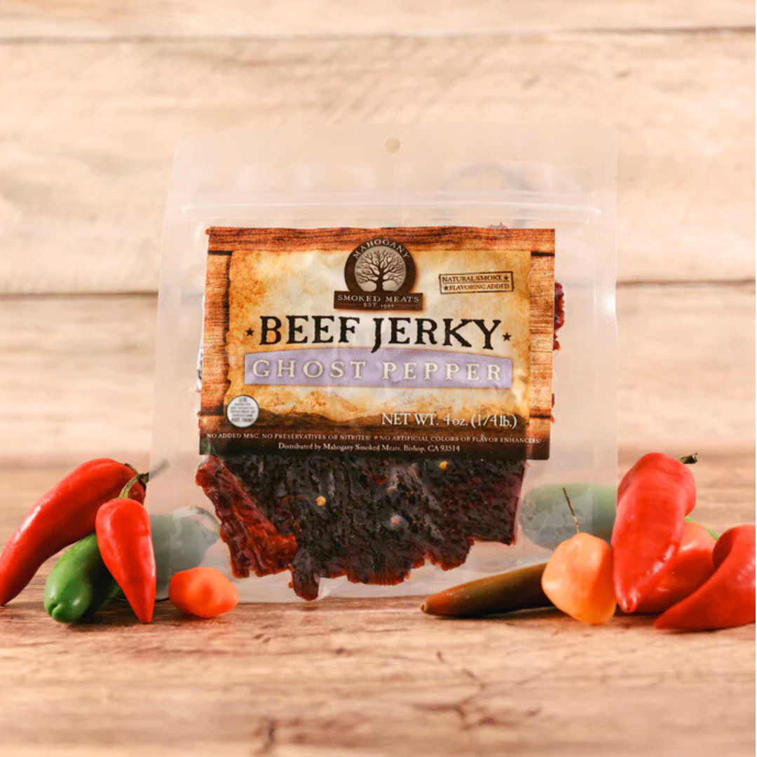 MAHOGANY GHOST PEPPER BEEF JERKY