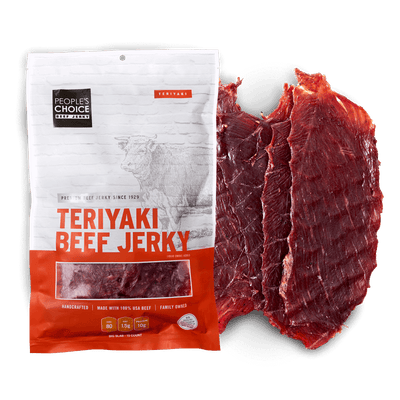PEOPLE'S CHOICE - TERIYAKI BEEF JERKY 3oz