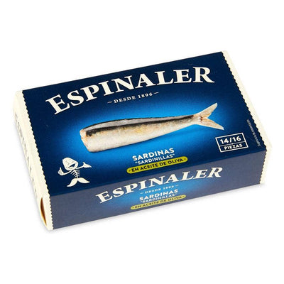 Baby Sardines in Olive Oil 14/16 pieces. Espinaler.