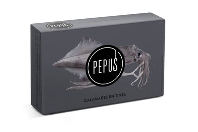 Squid pieces in their own ink PEPUS by Espinaler.