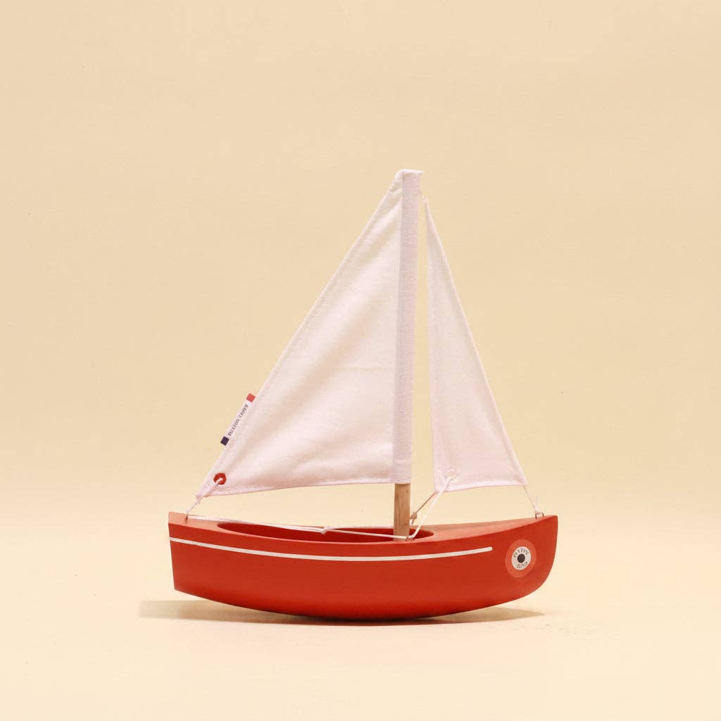 Maison Tirot - Toy Boat - Le Sloop: Grey Green