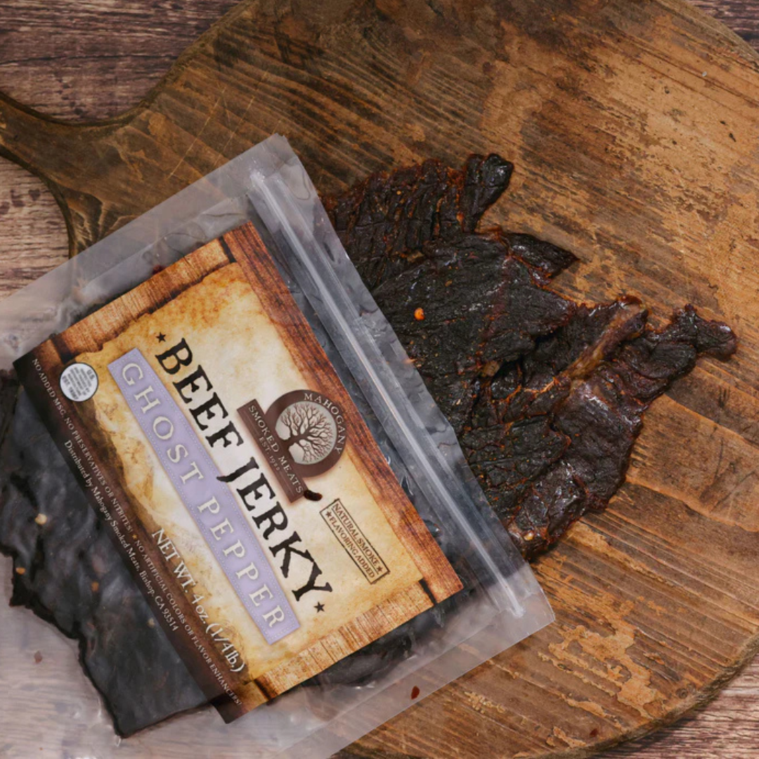 MAHOGANY GHOST PEPPER BEEF JERKY