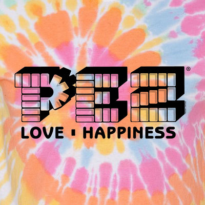 PEZ TIE-DYE "LOVE & HAPPINESS" T-SHIRT