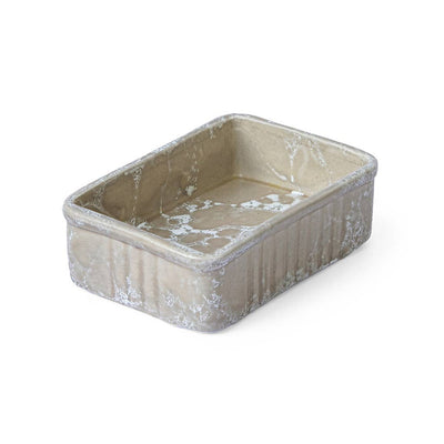 Ceramic Tin Holder "sand"