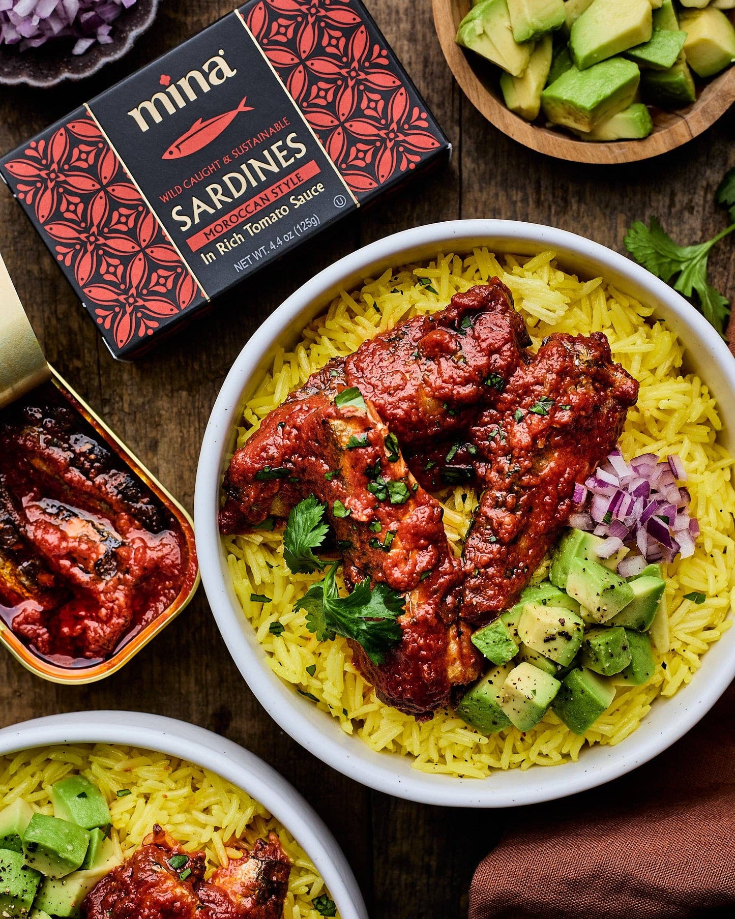 SARDINES MOROCCAN STYLE IN RICH TOMATO SAUCE