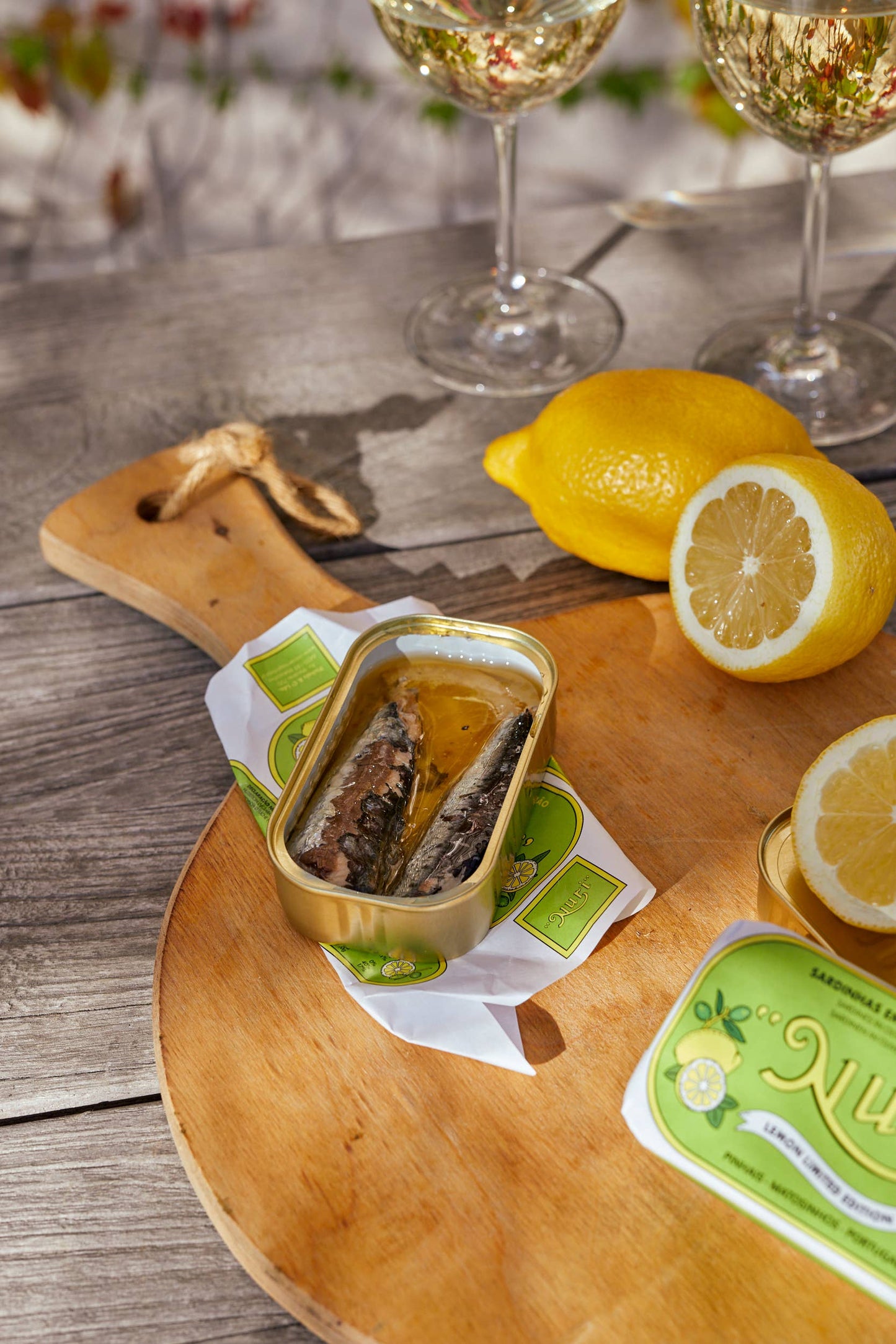 SARDINES IN OLIVE OIL WITH LEMON