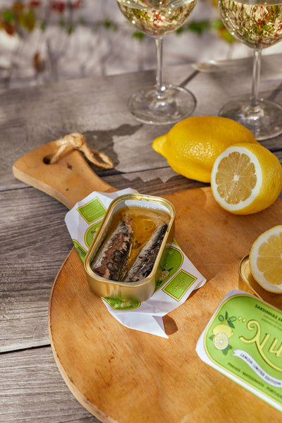 NURI SARDINES IN OLIVE OIL WITH LEMON