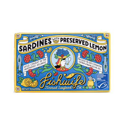 FISHWIFE SARDINES WITH PRESERVED LEMON