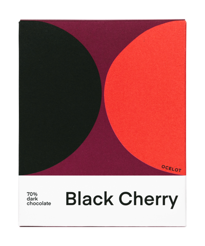 Ocelot Black Cherry Dark Chocolate (70%)