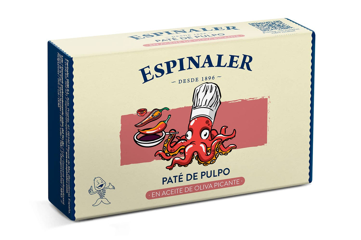 Octopus Pate in Spicy Sauce. Espinaler.