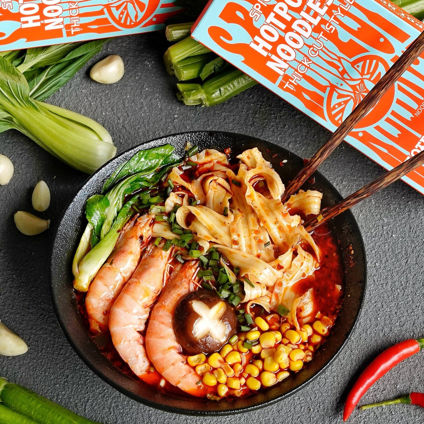 SPICY THICK CUT HOTPOT NOODLES