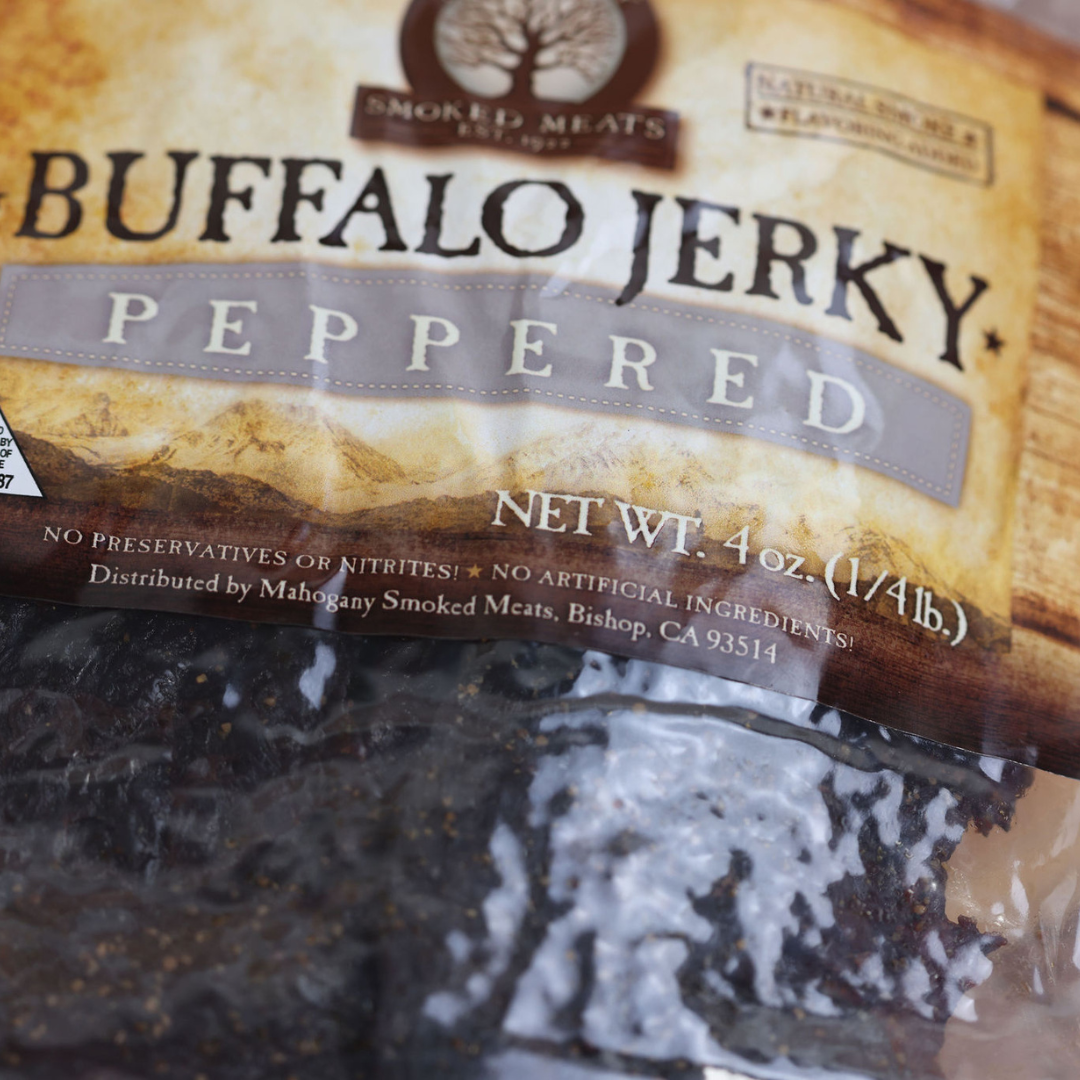 PEPPERED BUFFALO JERKY