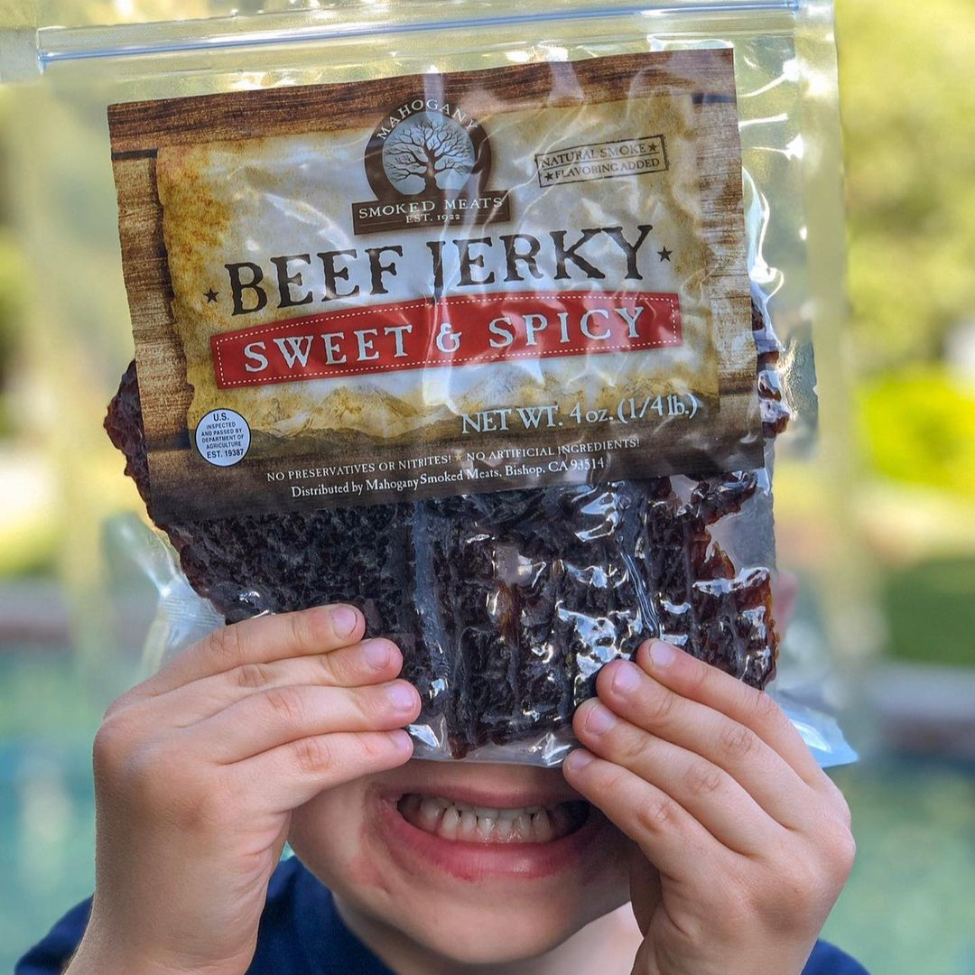 MAHOGANY SWEET & SPICY BEEF JERKY