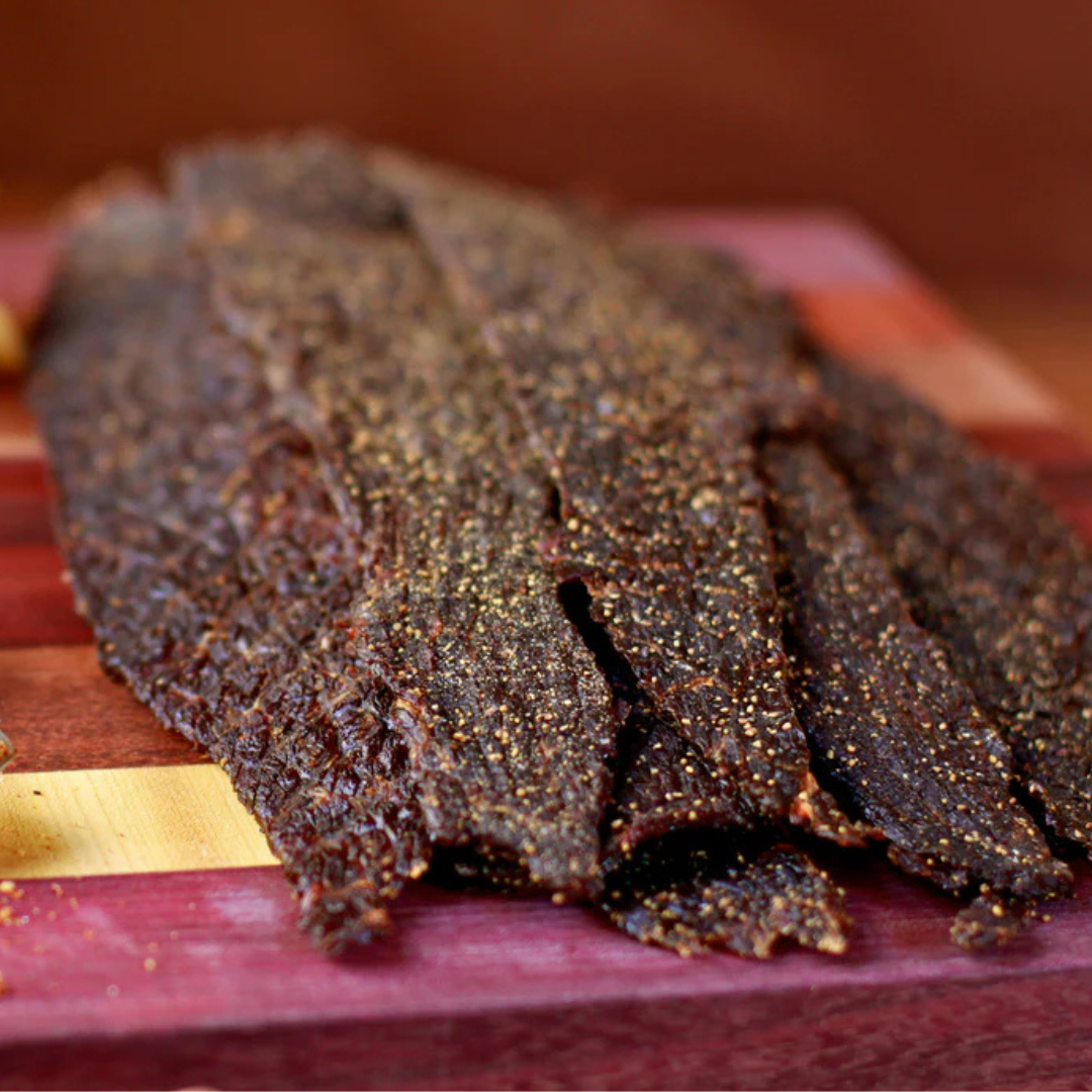 PEPPERED BUFFALO JERKY