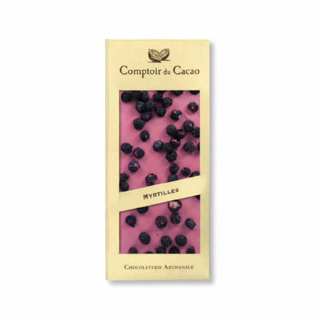 RUBY COCOLATE BAR w/ BLUEBERRIES