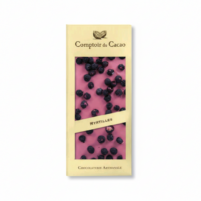 RUBY COCOLATE BAR w/ BLUEBERRIES