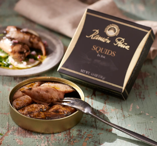 Ramon Pena  Squid in Ink Sauce Chipirones en su Tinta