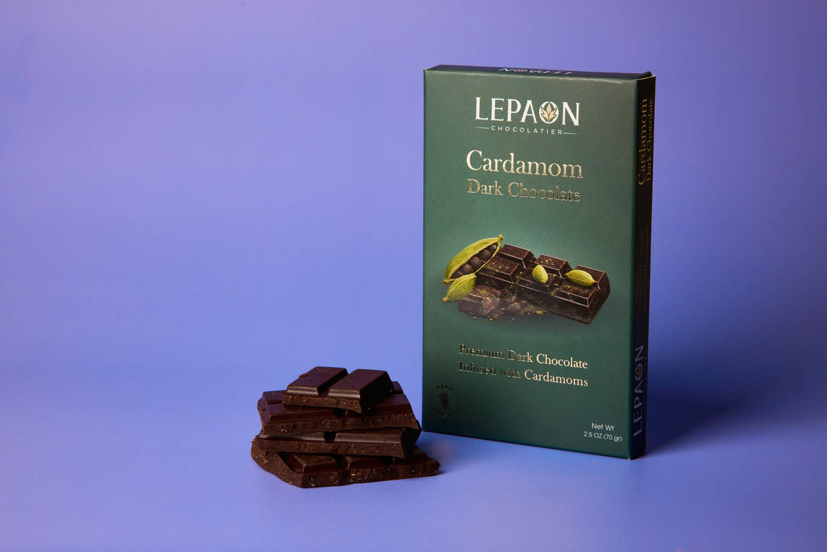LEPAON - CARDAMOM DARK CHOCOLATE BAR