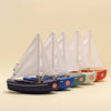 Maison Tirot - Toy Boat - Le Sloop: Grey Green