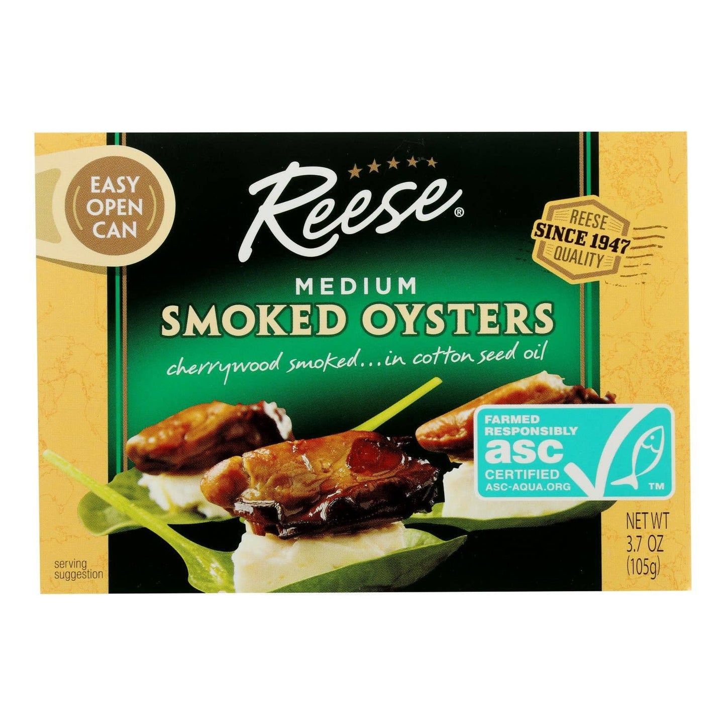 REESE OYSTERS SMOKED MEDIUM