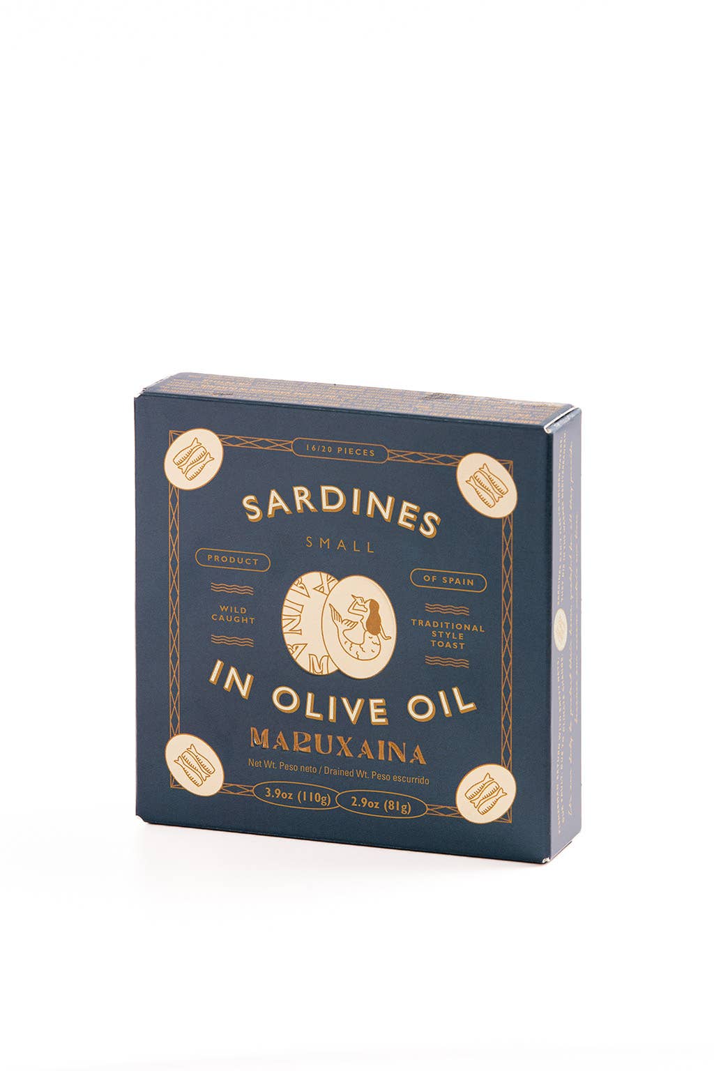 Maruxaina. Small Sardines in Spanish Olive Oil. 16/20 pieces