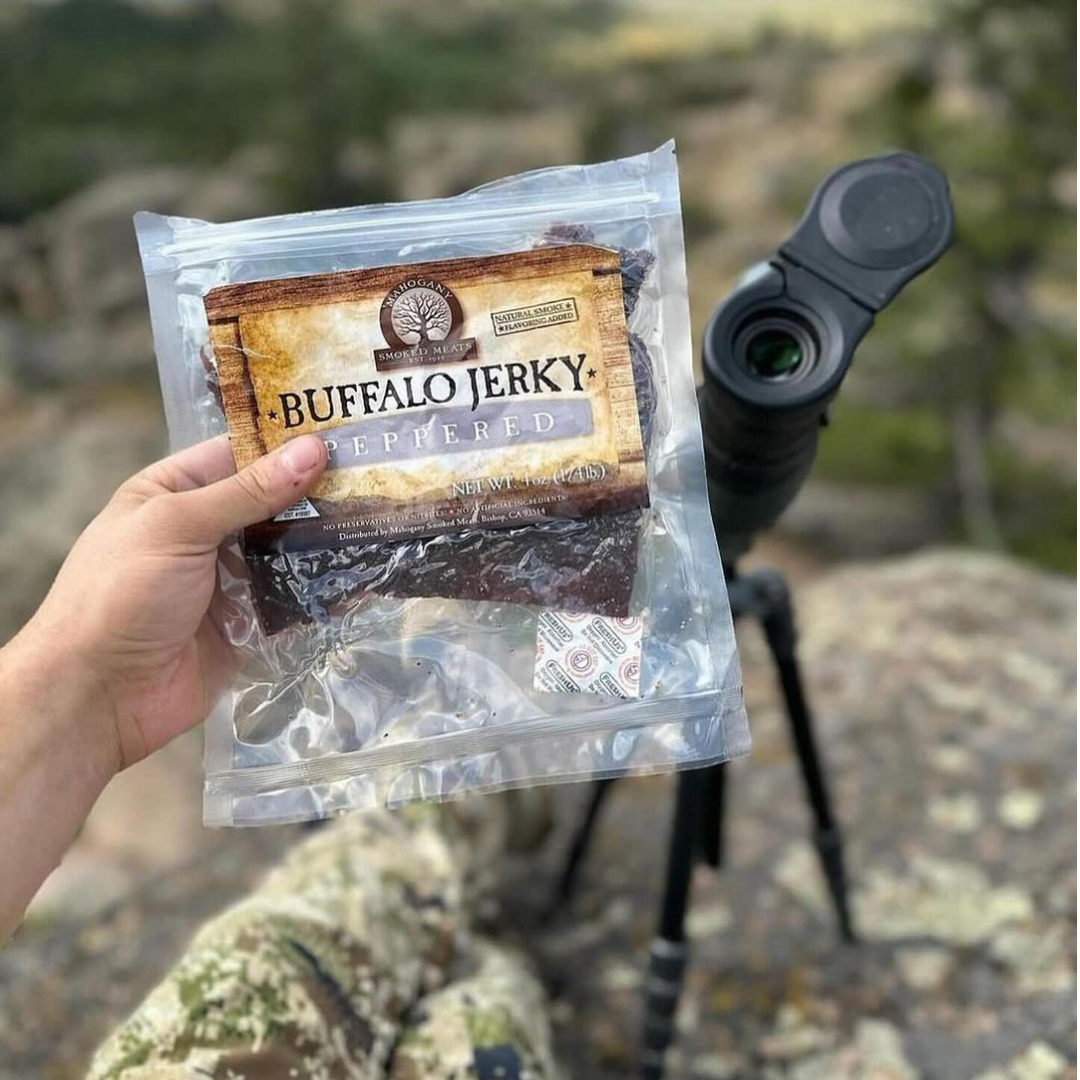 PEPPERED BUFFALO JERKY
