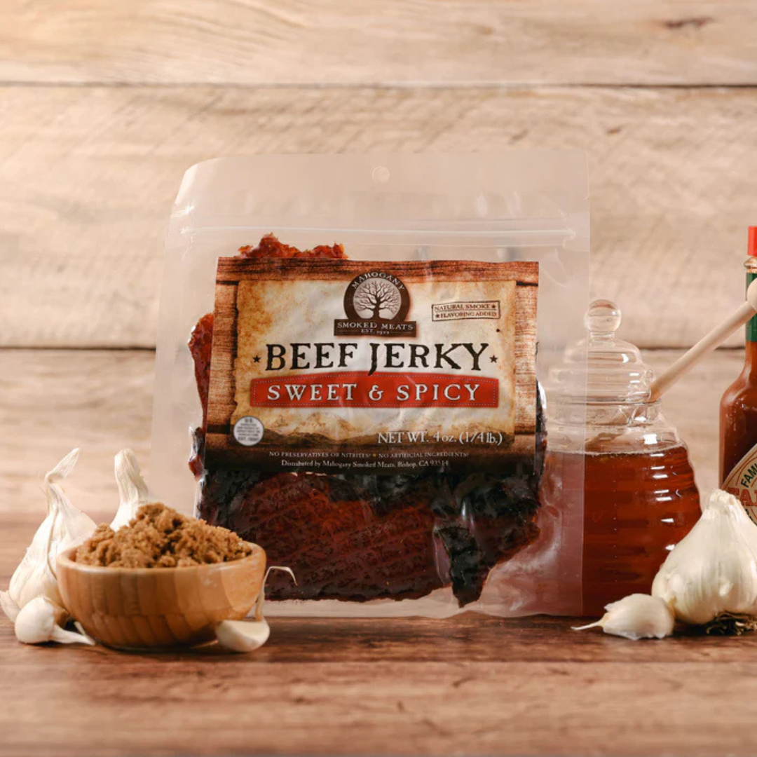 MAHOGANY SWEET & SPICY BEEF JERKY