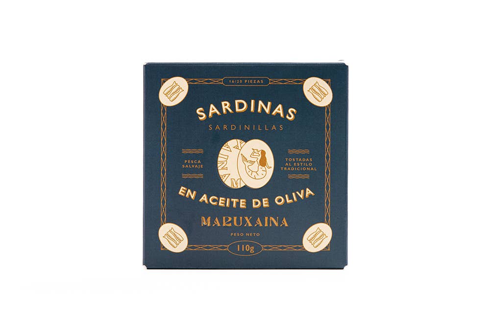 Maruxaina. Small Sardines in Spanish Olive Oil. 16/20 pieces