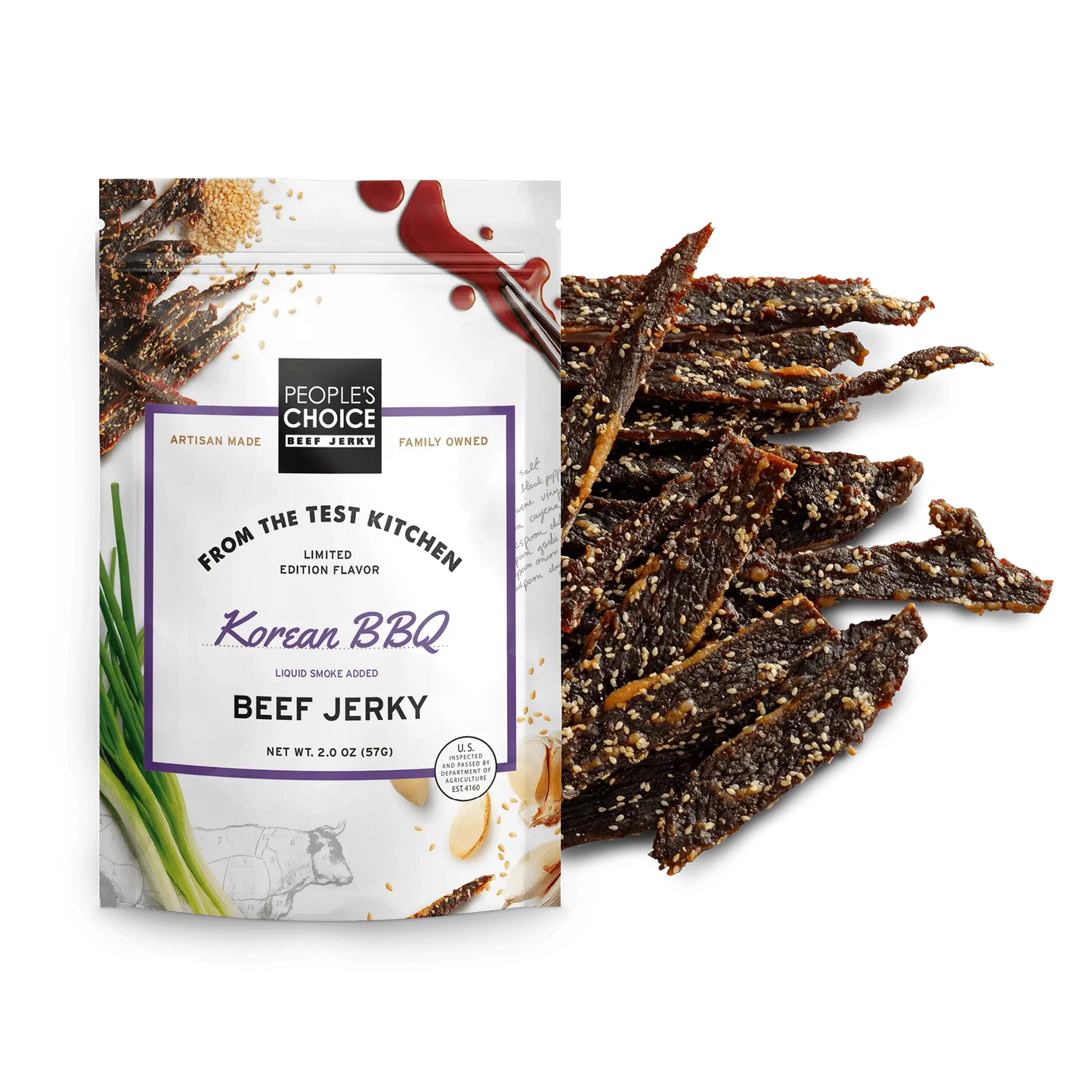 Peoples Choice - Korean BBQ Beef Jerky 2.0oz