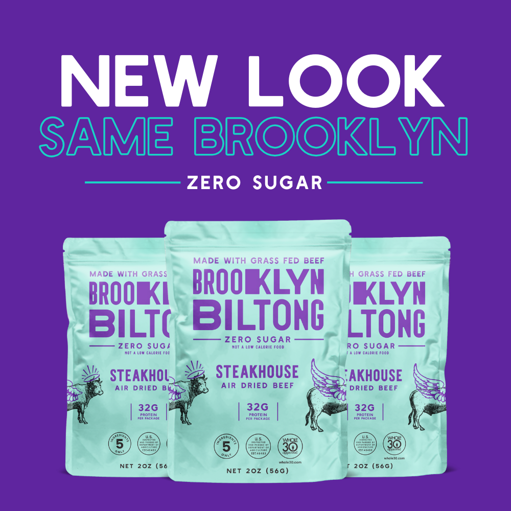 Grass Fed Biltong Naked Tender Steak Slices Garlic 2 oz