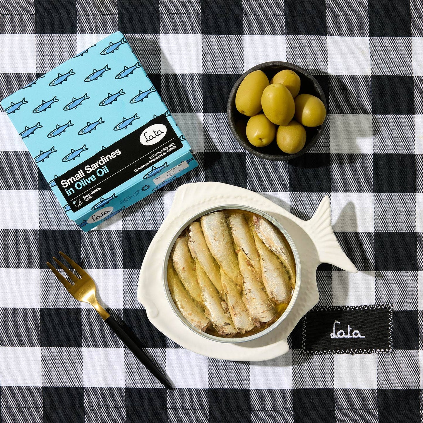 Lata Small Sardines in Olive Oil