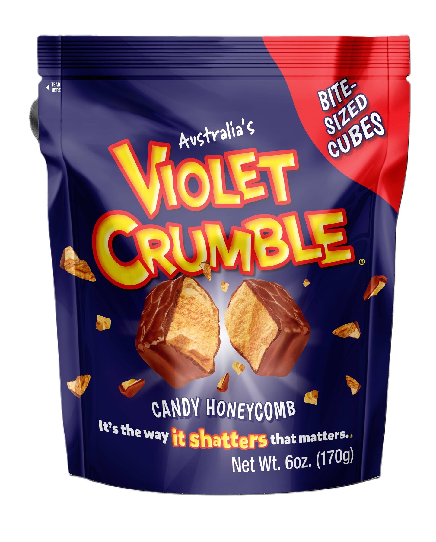 VIOLET CRUMBLE BITES 6 OZ