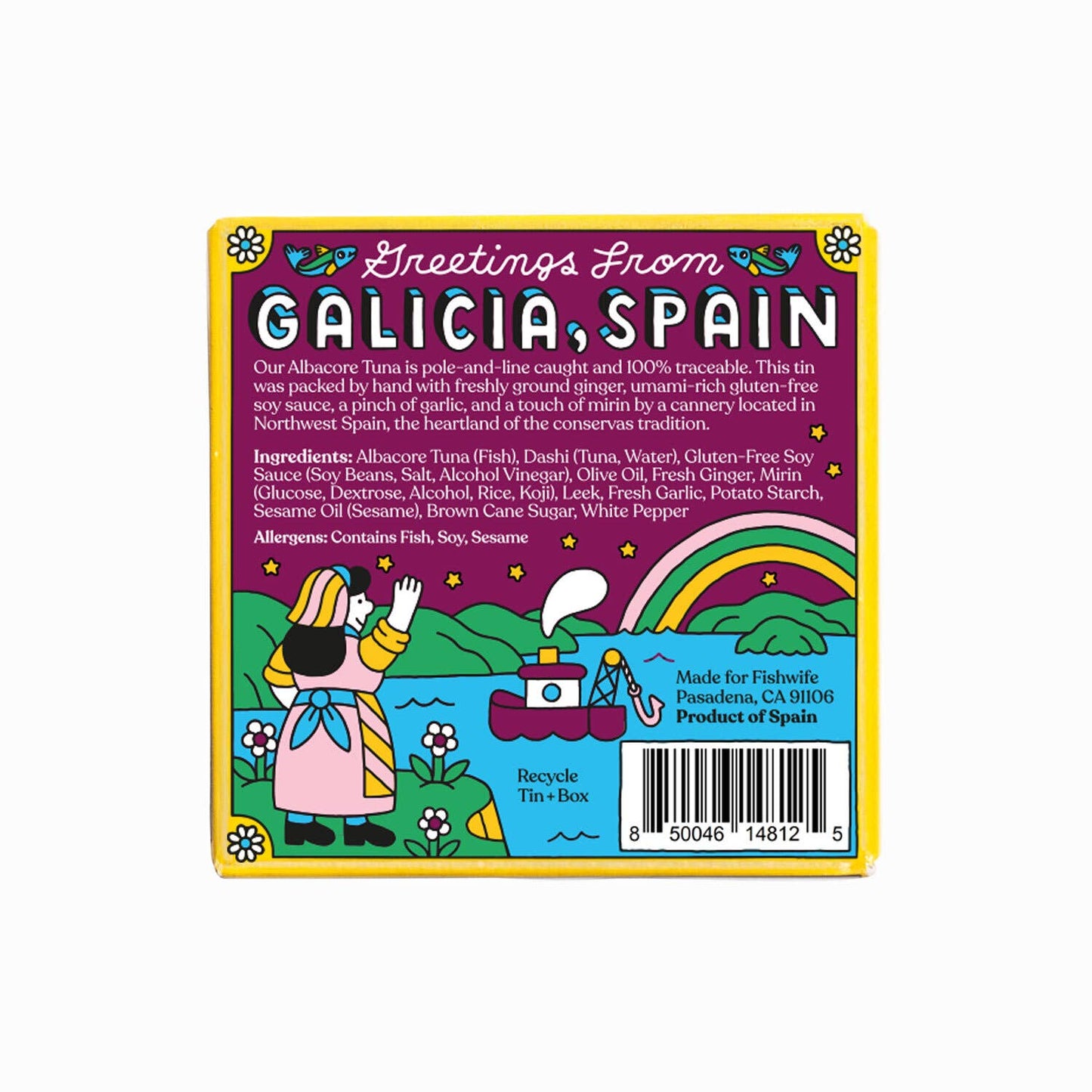 ALBACORE TUNE WITH SOY GINGER