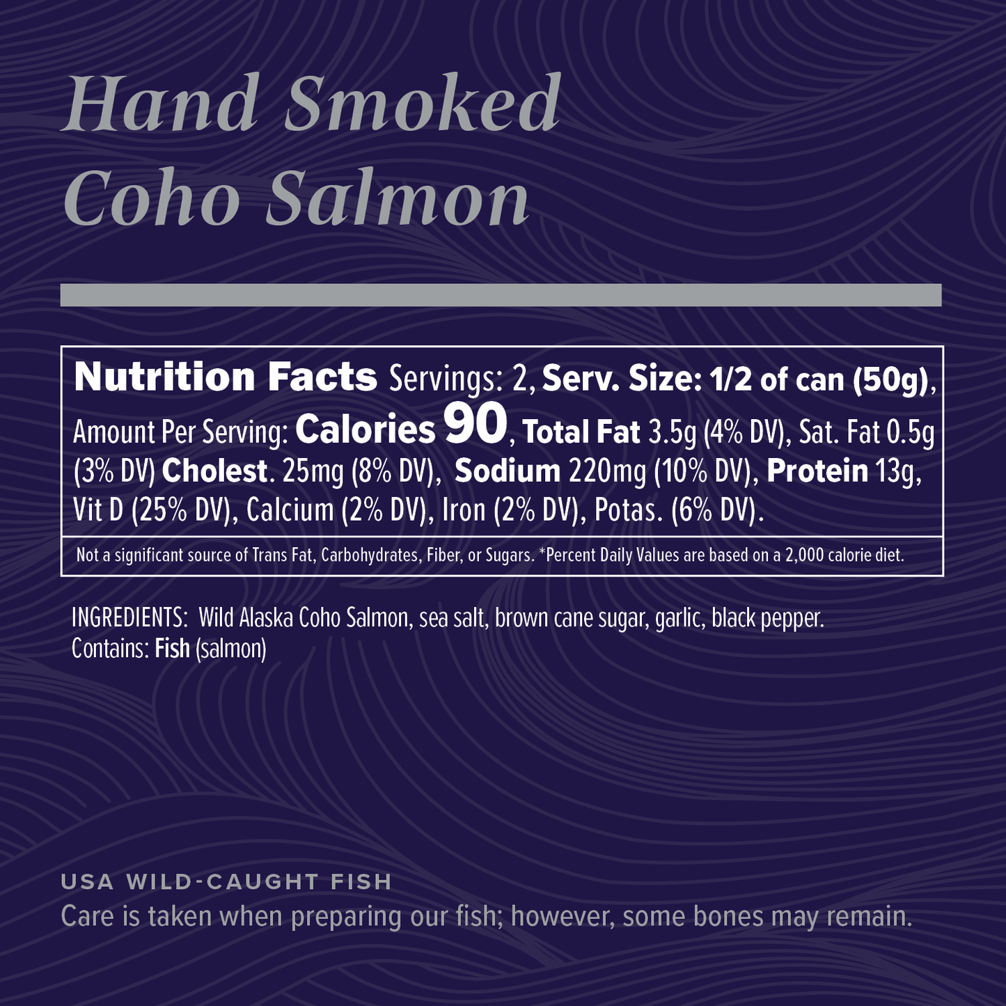 Hand Smoked Wild Alaska Coho Salmon