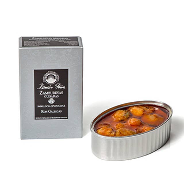 Ramon Pena Small Scallops in Sauce - Zamburinas
