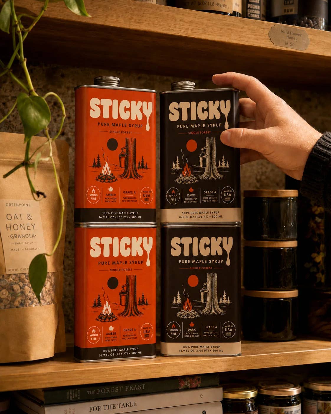 Sticky Amber Maple Syrup: 8oz