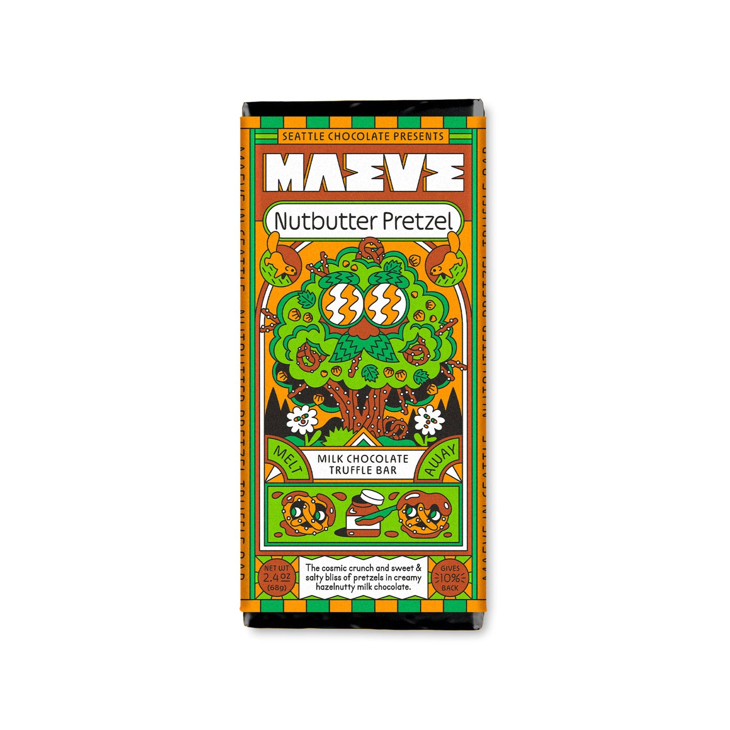 MAEVE NUT BUTTER PRETZEL TRUFFLE BAR