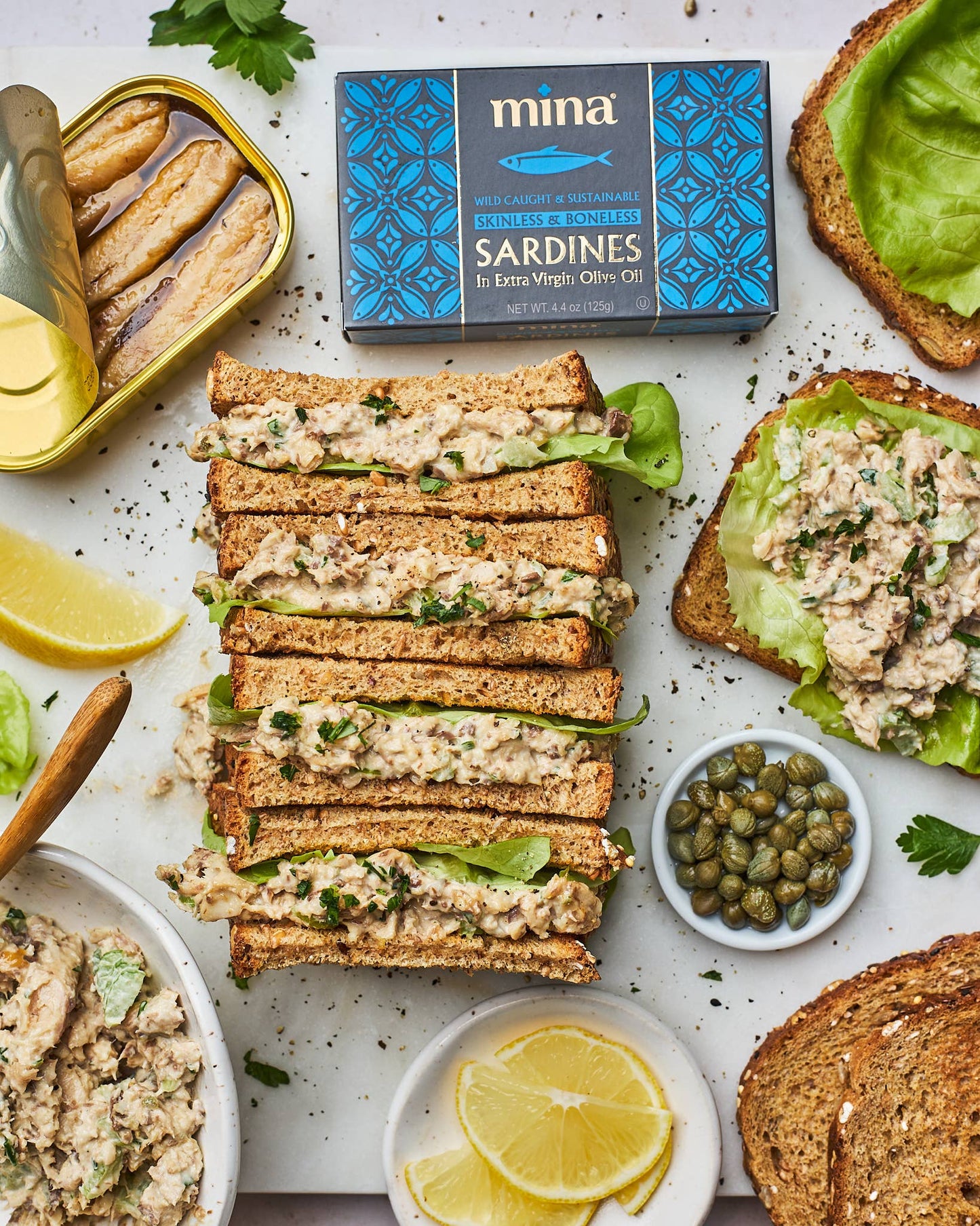 SARDINES SKINLESS & BONELESS IN EXTRA VIRGIN OLIVE OIL