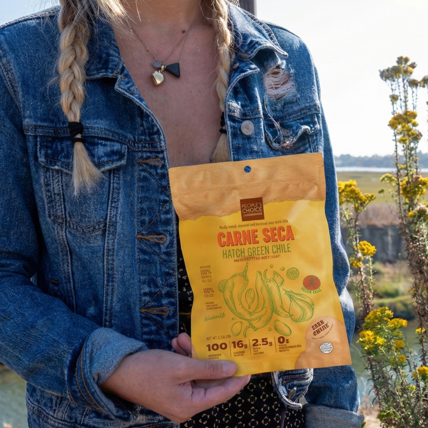Peoples Choice - Hatch Green Chile Beef Jerky 2.5oz
