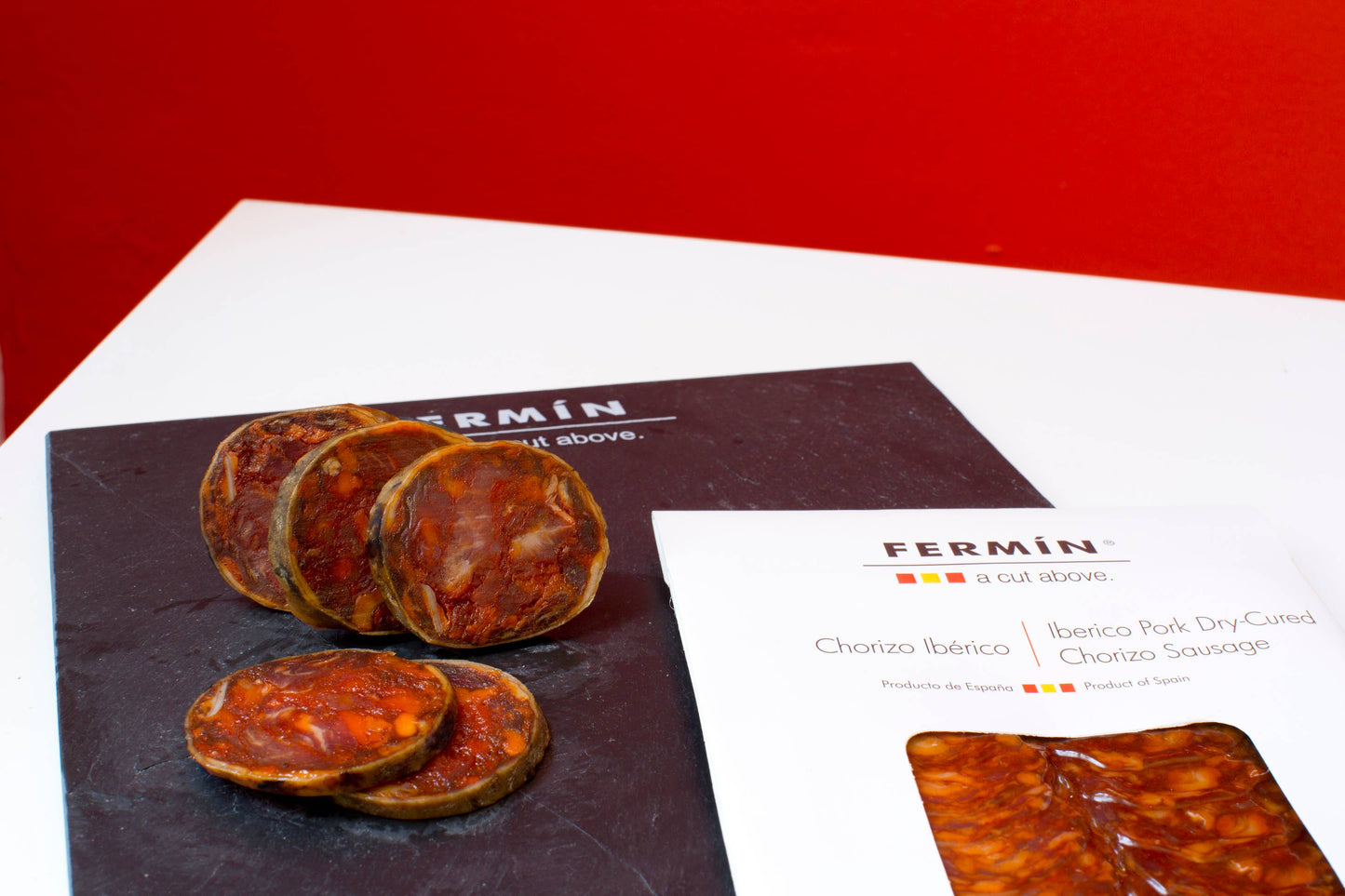 Fermin Iberico Chorizo sliced
