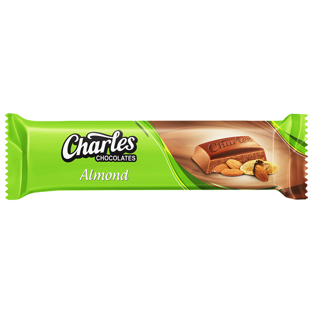CHARLES' ALMOND CHOCOLATE BAR TRINIDAD