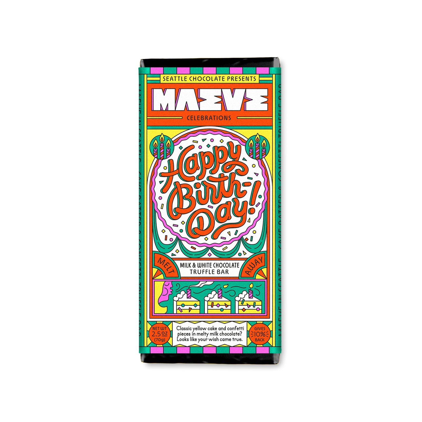 MAEVE HAPPY BIRTHDAY TRUFFLE BAR
