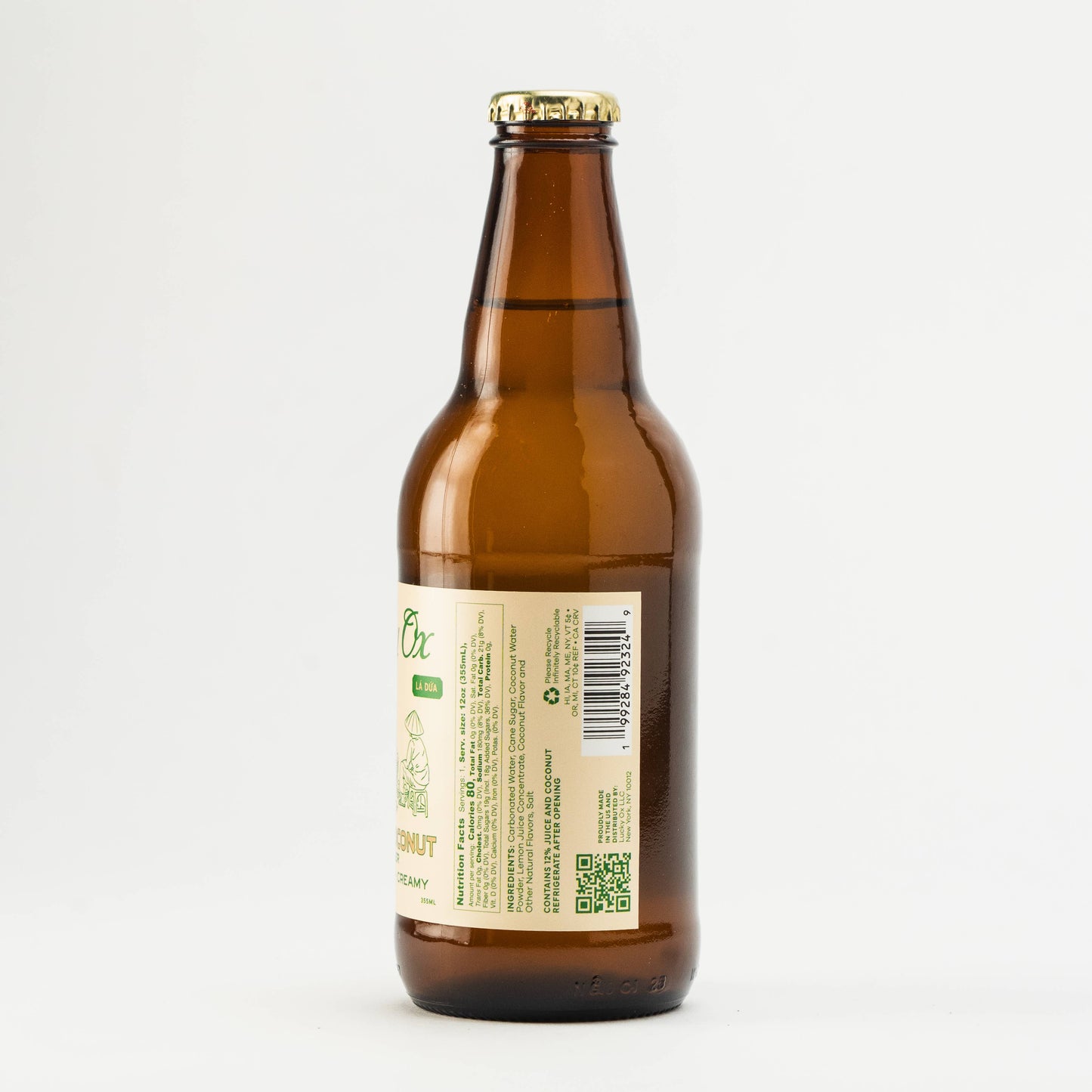 Lucky Ox Pandan Coconut bottle