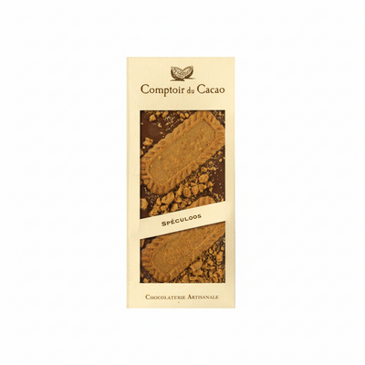 MILK CHOCOLATE BAR w/ SPECULOOS COOKIES