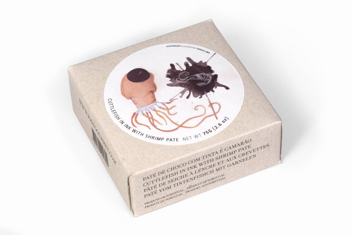 Jose Gourmet Cuttlefish in Ink with Shrimp Pate, 75g